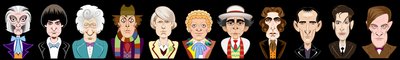 Actors from the BBC television series Doctor Who (1963-2013) by Neale Osborne